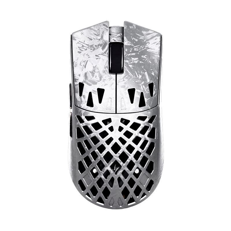 Atk Blazing Sky Ghost Ultimate Hollow Carbon Fiber Wireless Gaming Mouse - Gaming Maus (Silber) 398084