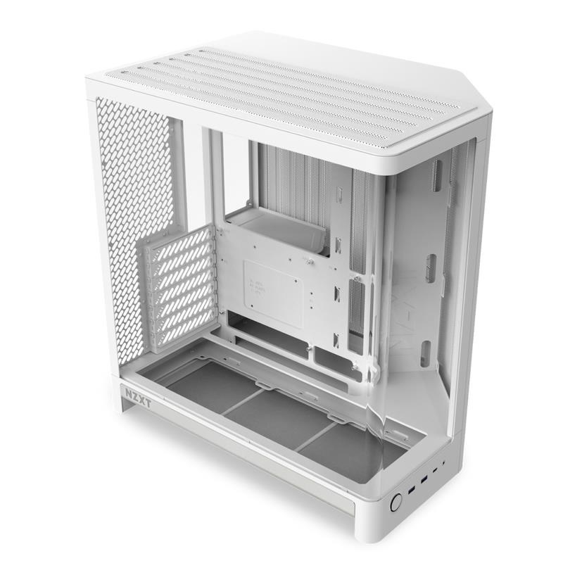 Nzxt H6 (2026) - All White - Gehäuse - Miditower - Weiß - Gehaeuse Cc-h62fw-01