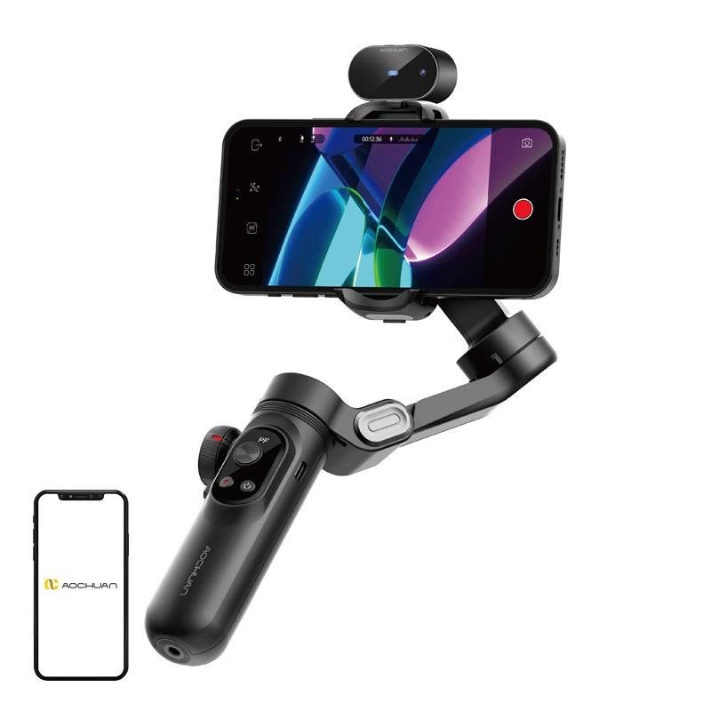Aochuan X Pro Gimbal With AI Sensor (Black) - Tripods Stative 1010100323
