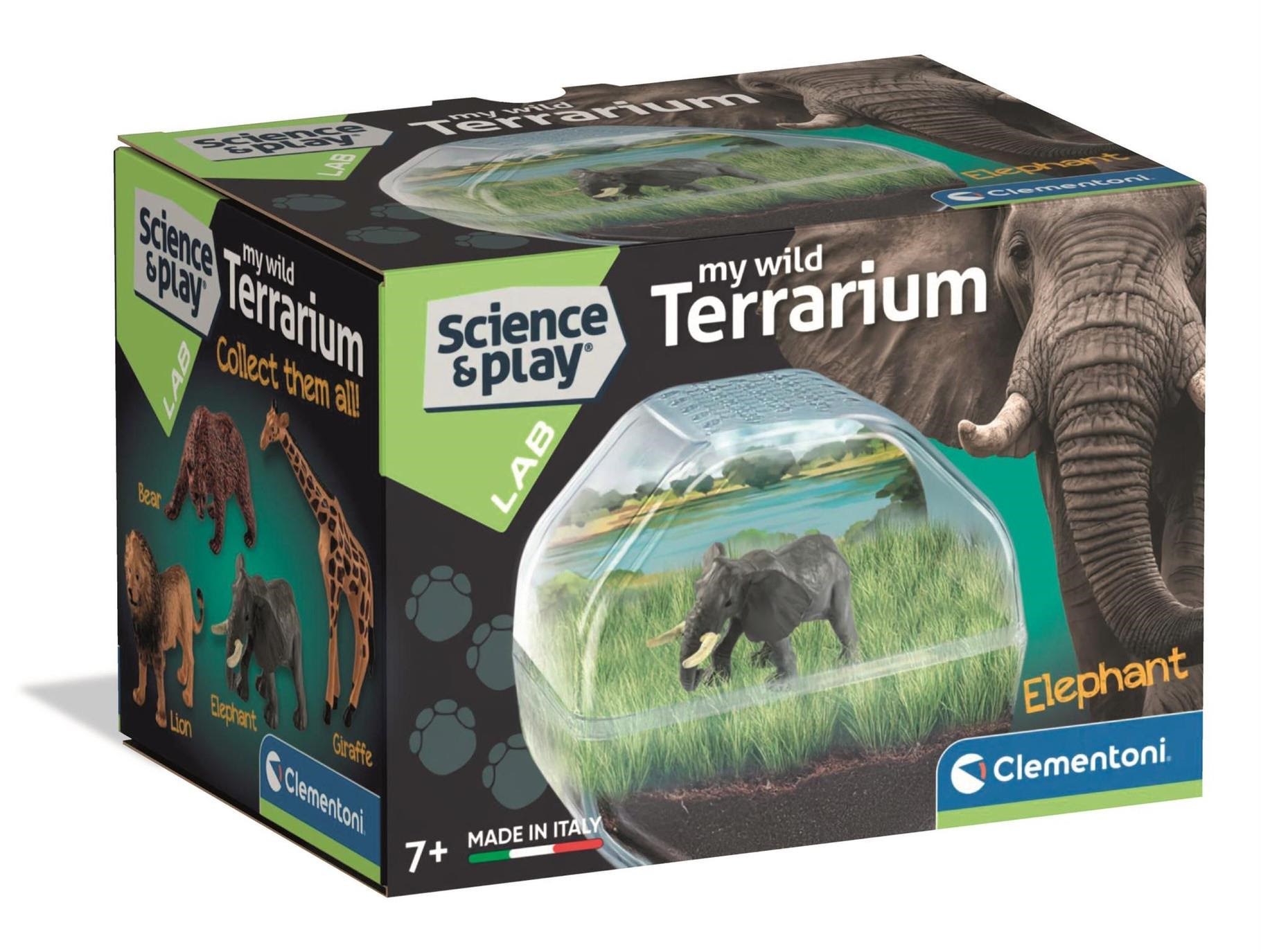 Clementoni Mini Terrarium Elephant - Kreativ Spiele