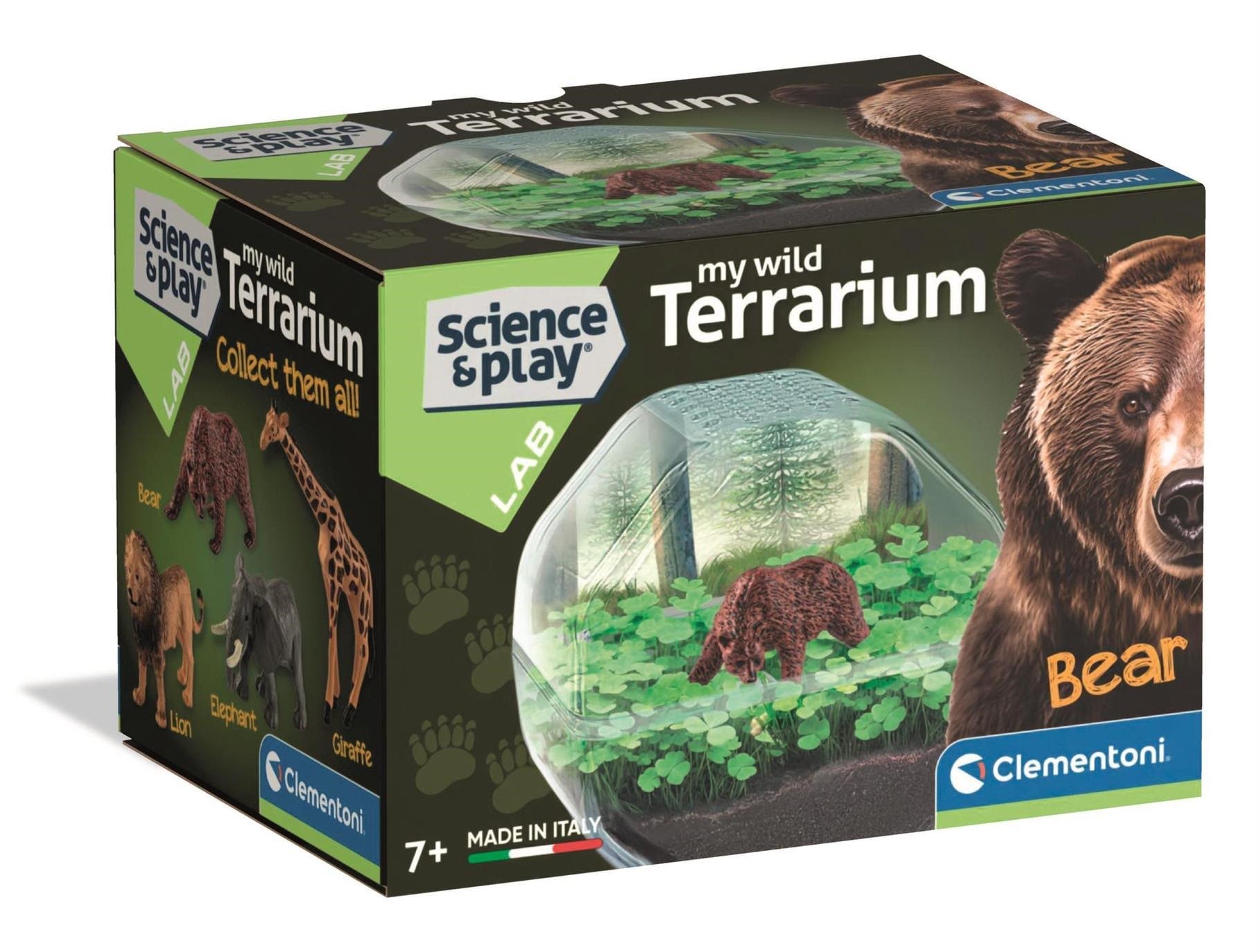 Clementoni Mini Terrarium Bear - Kreativ Spiele 18392