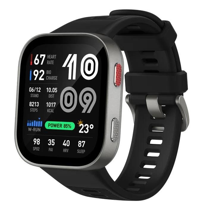 Amazfit Bip Max - Silver - Smartwatches Pulsuhren Sportuhren Schrittzaehler W2568eu1n