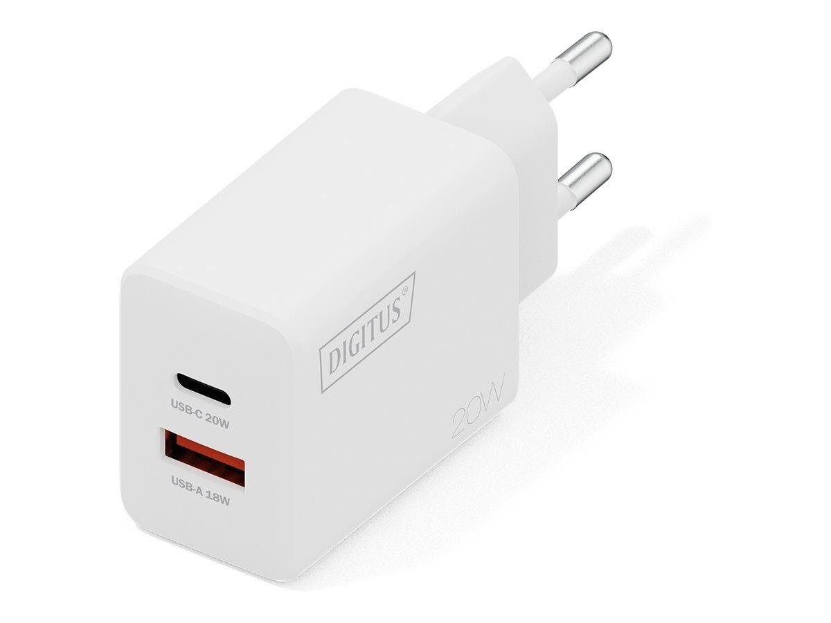 Digitus Power Adapter - Usb-c Usb - 20 Watt - Handys Adapter Und Ladegeraete Da-10300