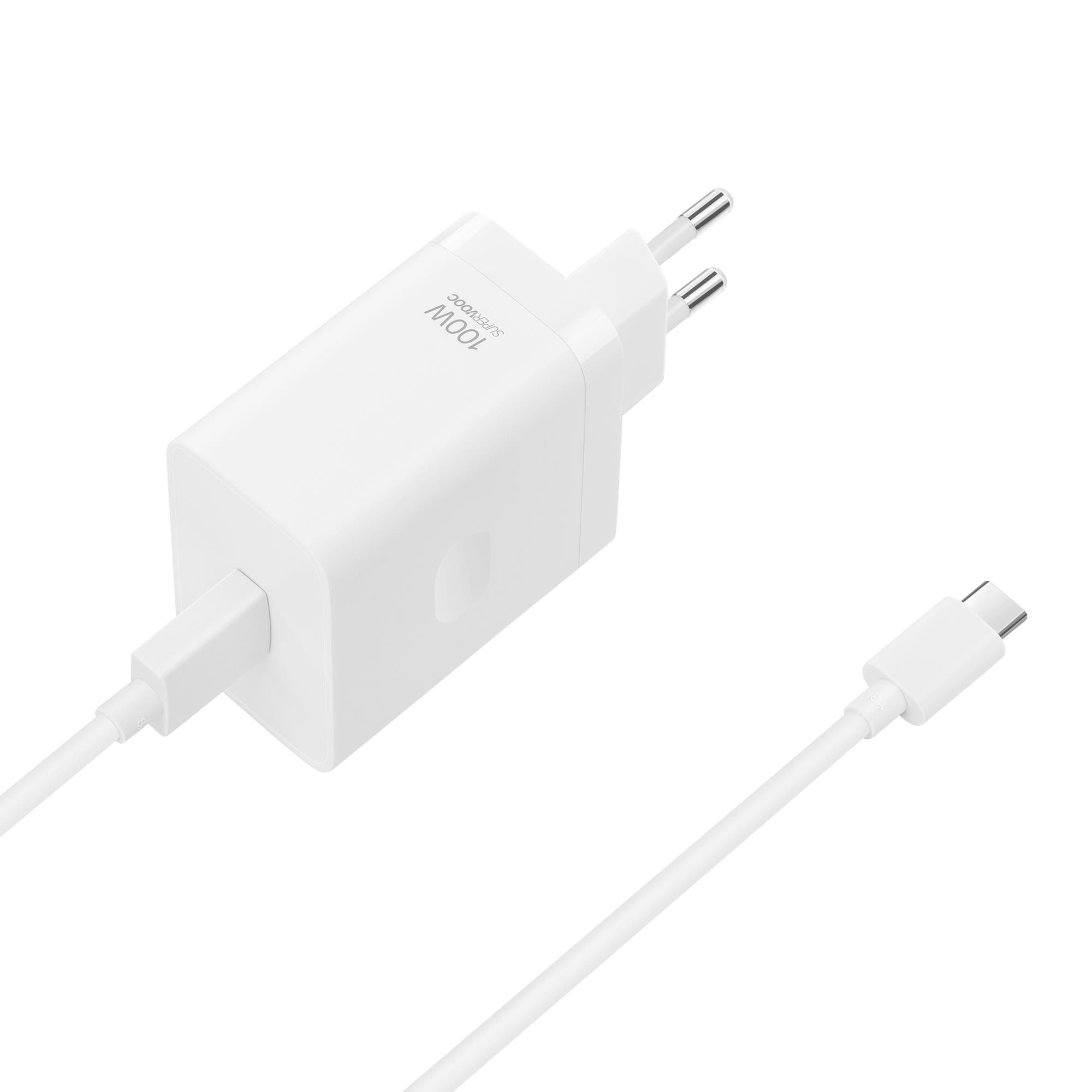 Oppo Supervooc 100w Usb-a Power Adapter - White - Handys Adapter Und Ladegeraete 110110230185