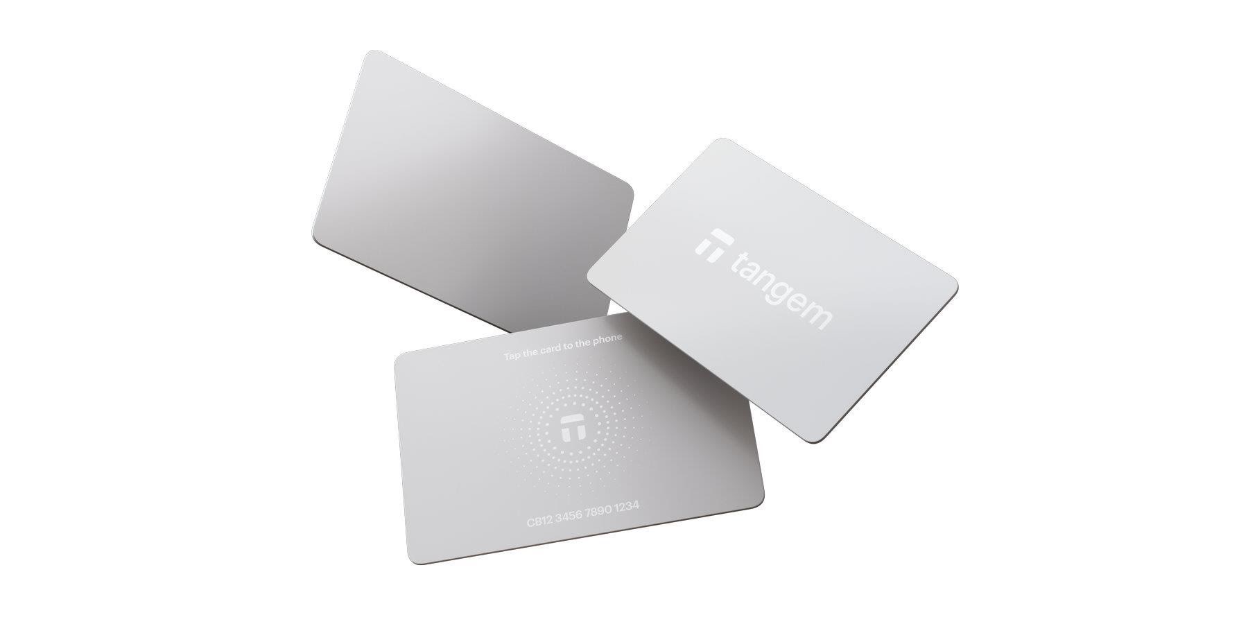 Tangem Wallet - 3-card Set - White Stealth - Systemzubehoer