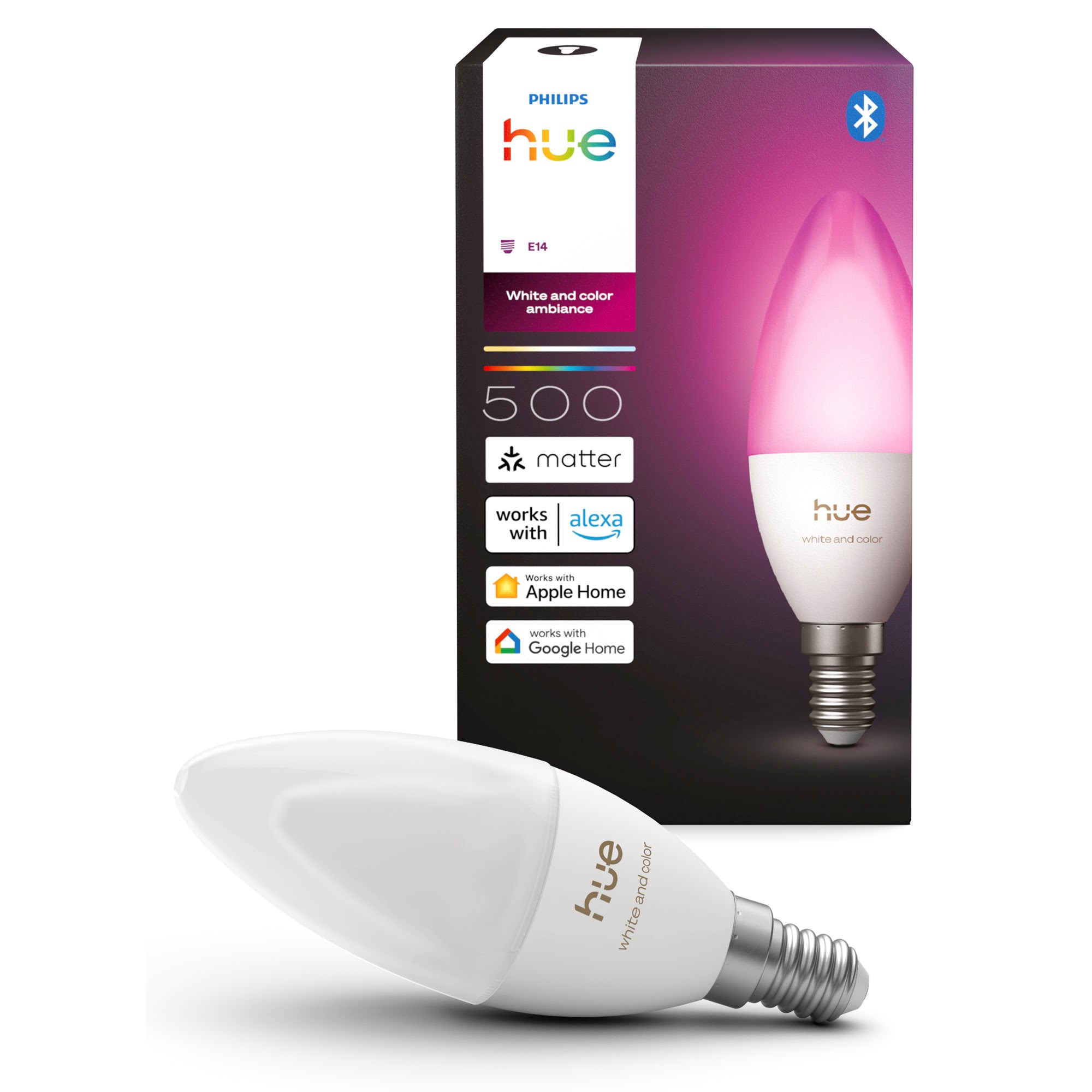Philips Hue B39 Candle - E14 Bulb - White And Color Ambiance - 1 Pack - Smart Home