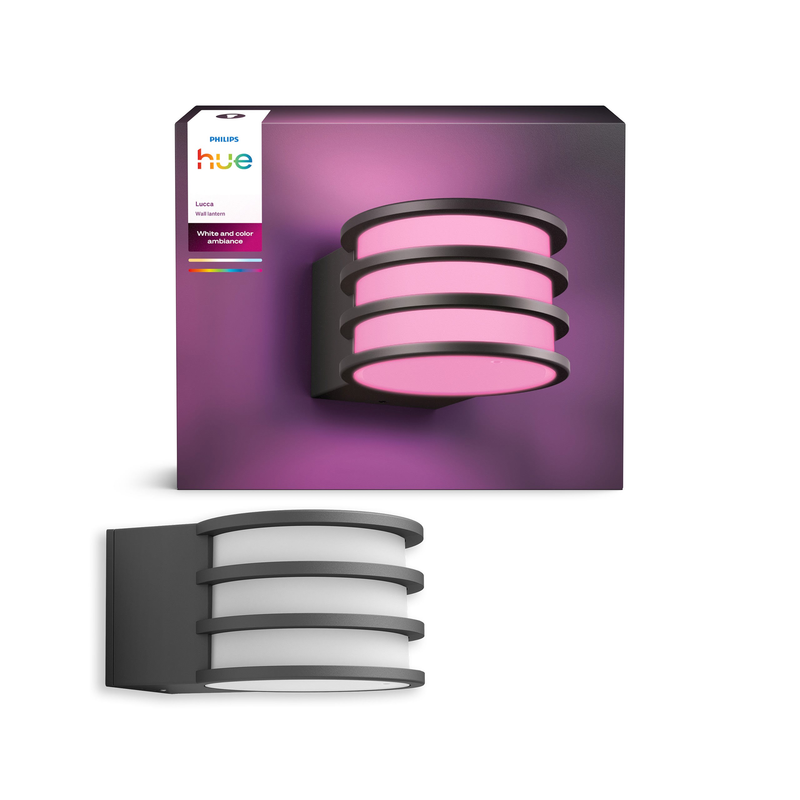 Philips Hue Lucca Outdoor Wall Light - Smart Home 929004308401