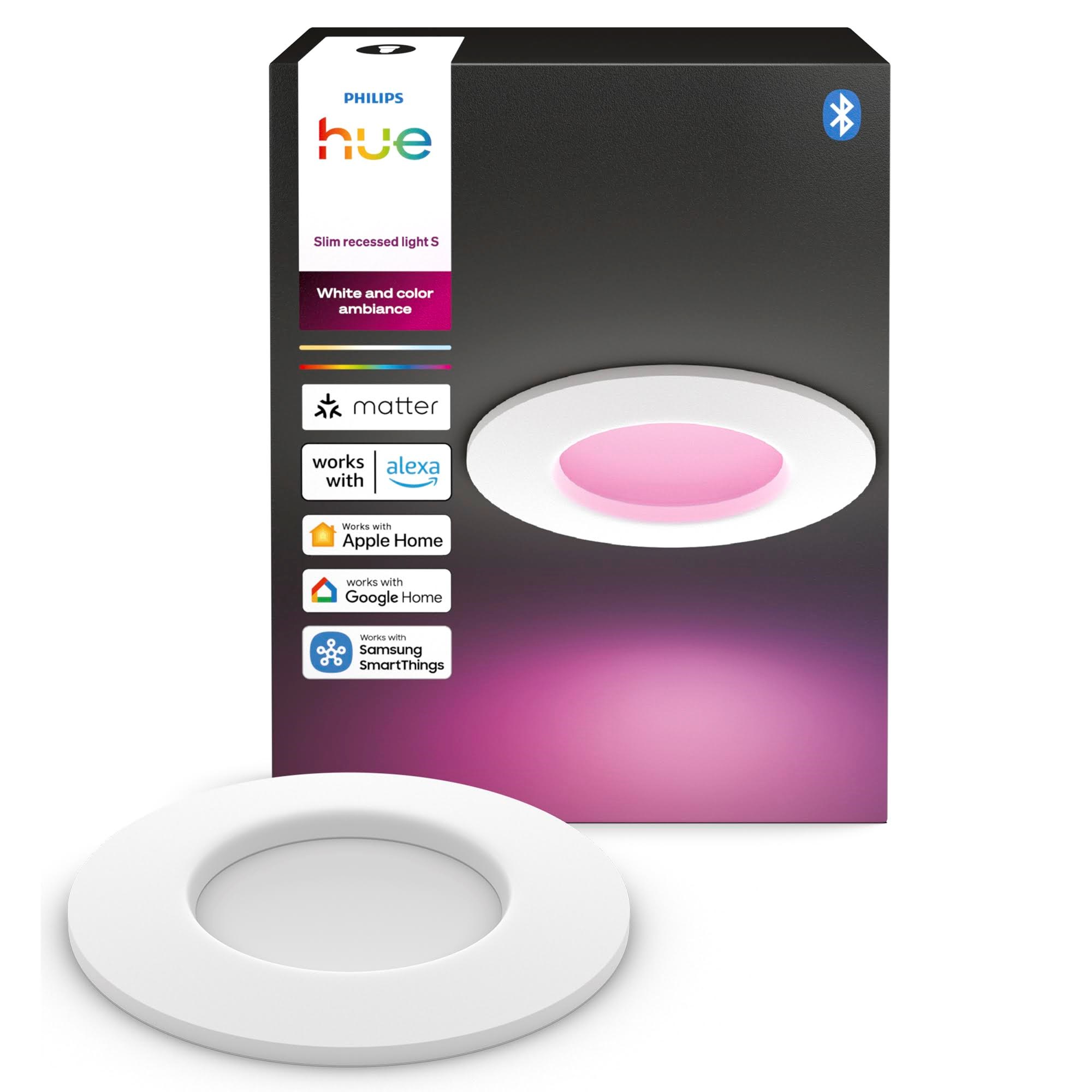Philips Hue Slim Recessed Spotlight 90 mm White - Smart Home