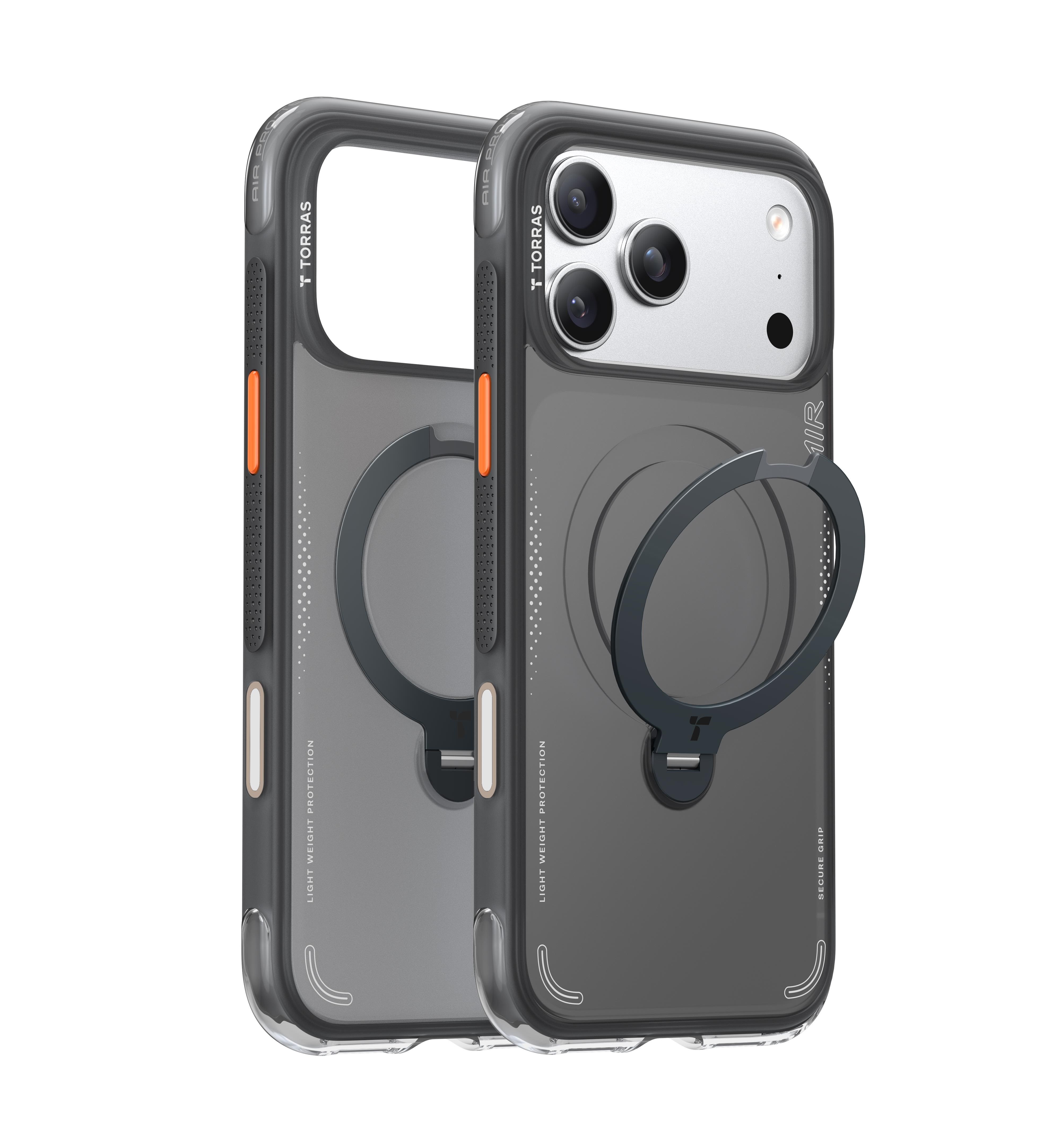 Torras Ostand Q3 Air - Shadow Black - Iphone 17 Pro - Handys Cover Cases X00fx2984