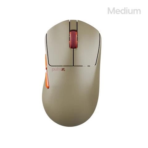 Pulsar X3 Crazylight Medium Wireless (Desert) - Gaming Maus (Beige)