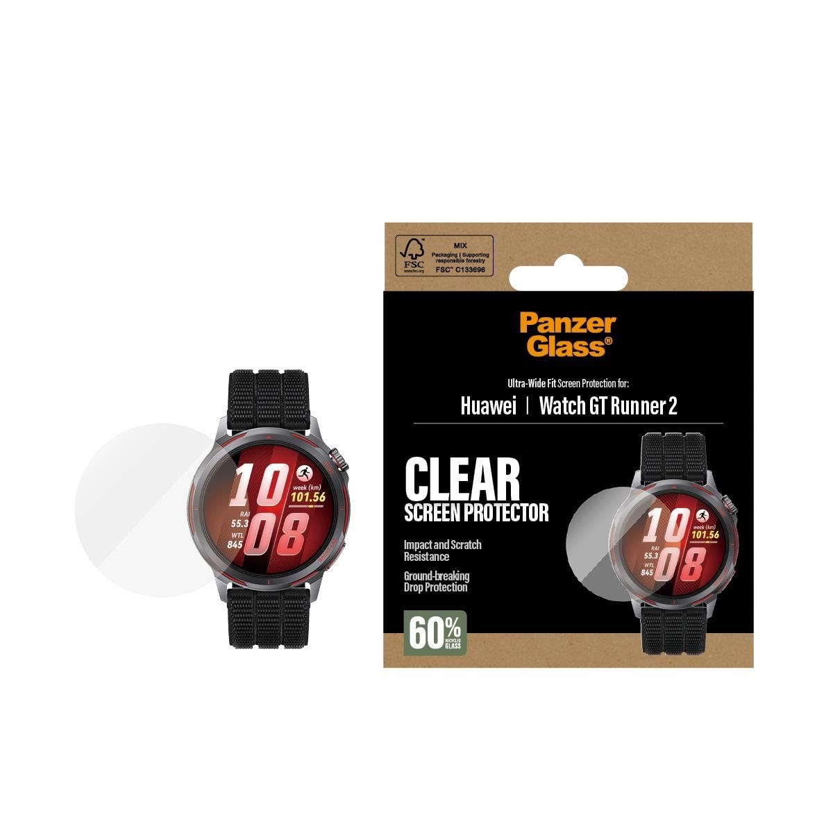 Panzerglass Screen Protector Huawei Watch GT Runner 2 - Handys Schutzfolie