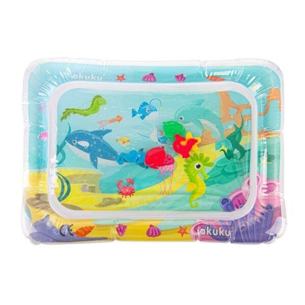Akuku Inflatable Water Play Mat For Babies 67 x 49 cm - Baby Spielzeug A0487