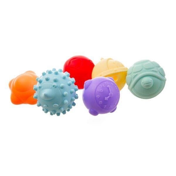Akuku Soft Sensory Balls (6 Pcs) - Baby Spielzeug
