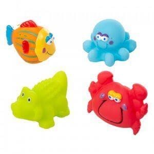 Akuku Bath Toys (4 Pcs) - Babypflege