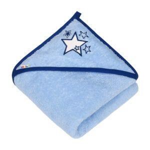 Akuku Baby Hooded Towel 100x100 cm / Blue - Babypflege A0663