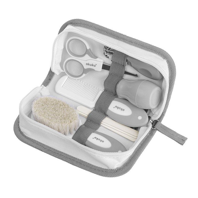 Akuku Baby Grooming Kit Grey - Babypflege A0015