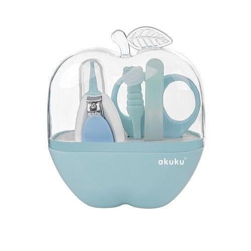 Akuku Baby Care Set Apple Case Blue - Babypflege A0043