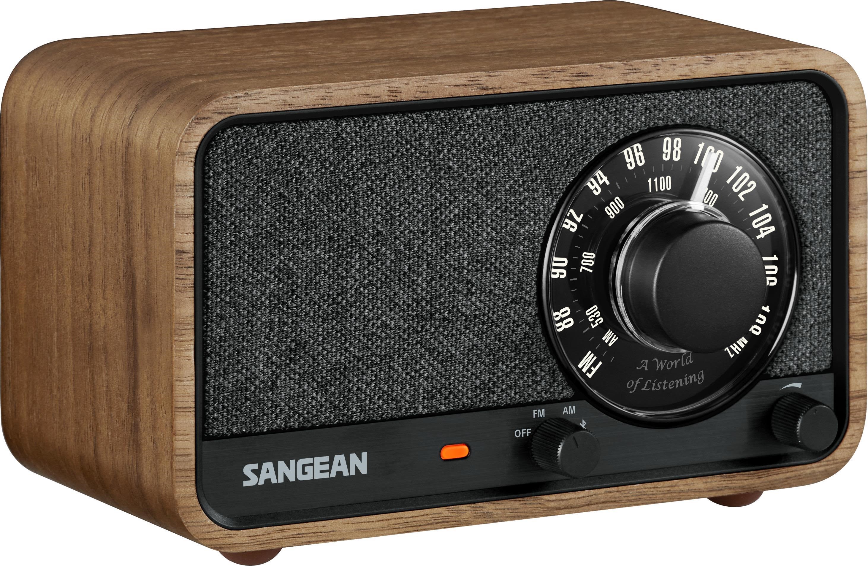 Sangean Wr-8 Am/fm/bluetooth Radio Vintage Walnut - Am/fm - Mono - Walnuss - Dab Netzwerk Und Radiowecker