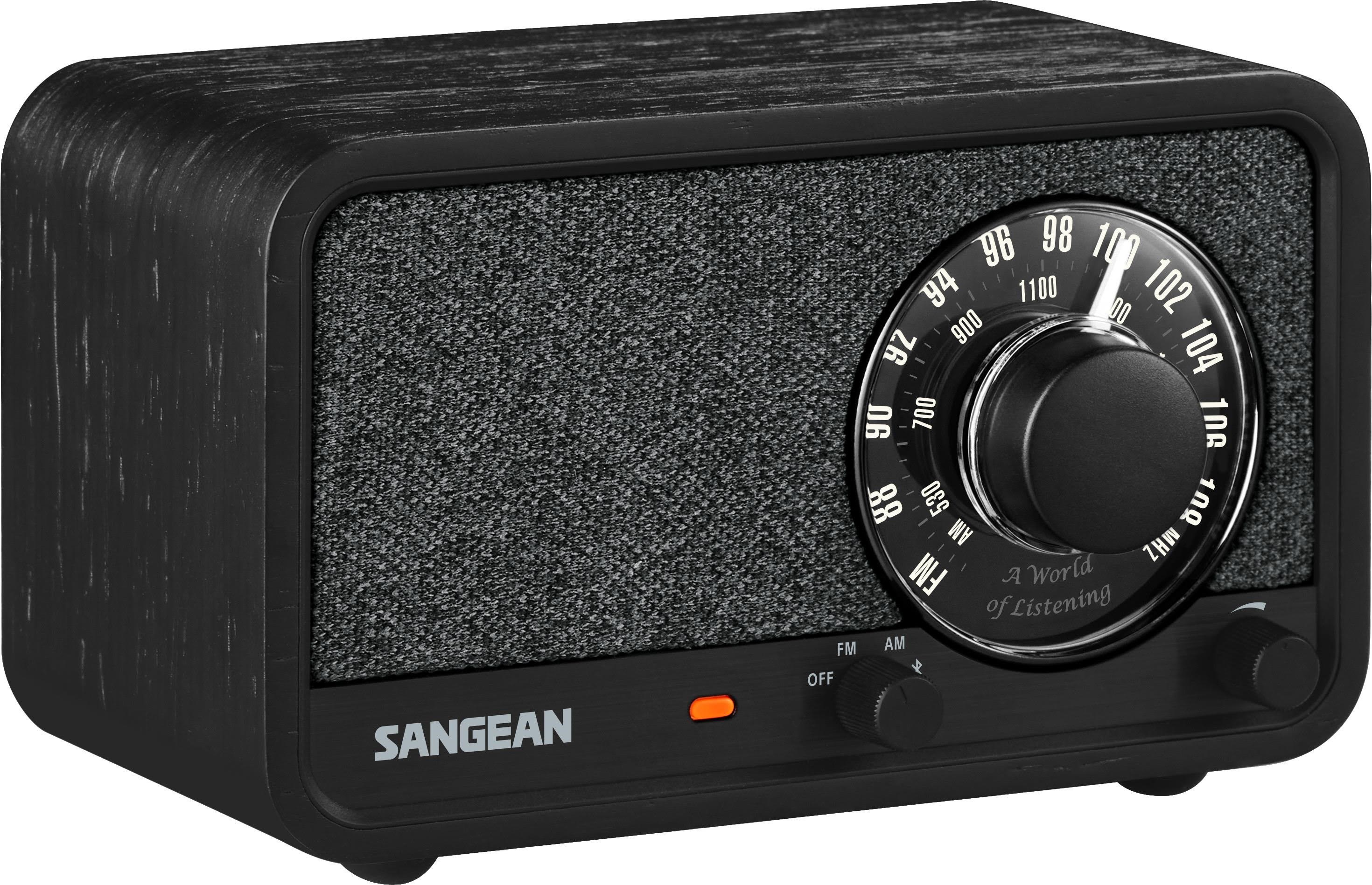Sangean Wr-8 Am/fm/bluetooth Radio Midnight Oak - Am/fm - Mono - Eiche/schwarz - Dab Netzwerk Und Radiowecker A500547