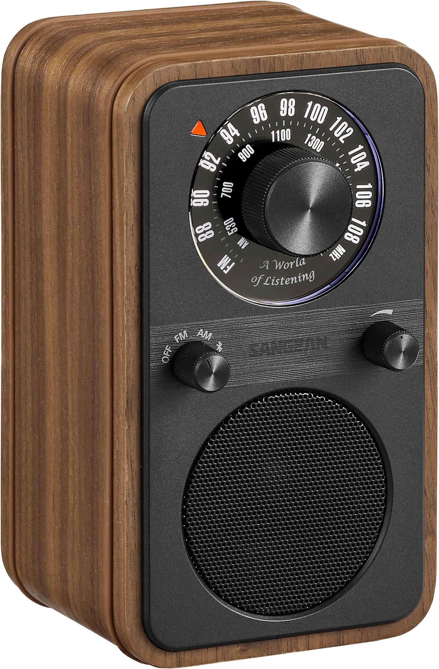 Sangean Wr-9 Am/fm/bluetooth Radio Vintage Walnut - Am/fm - Mono - Walnuss - Dab Netzwerk Und Radiowecker A500548