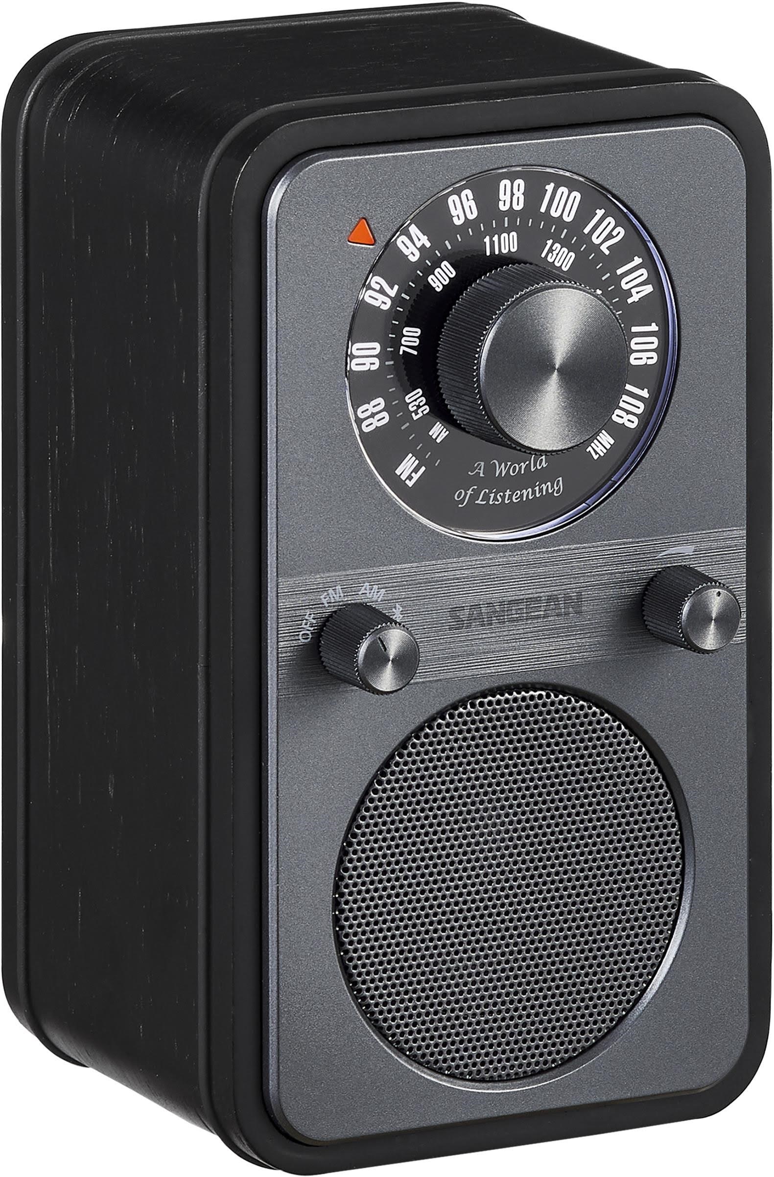 Sangean Wr-9 Am/fm/bluetooth Radio Midnight Oak - Am/fm - Mono - Eiche/schwarz - Dab Netzwerk Und Radiowecker A500550