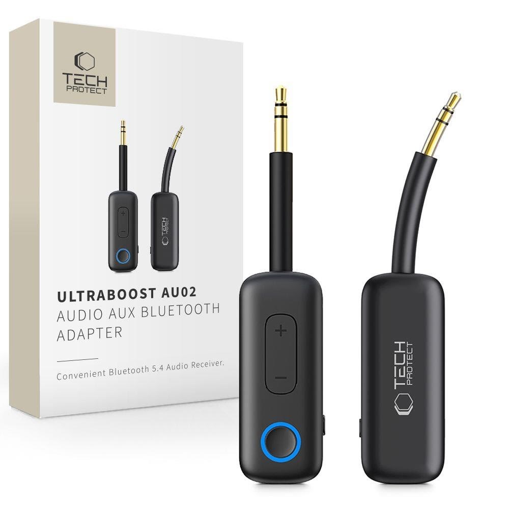Tech-protect Ultraboost Au02 Bluetooth 5.4 Audio Adapter - Black - Bluetooth Usb Adapter Schwarz 5906302339815