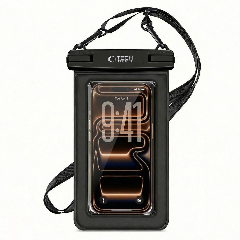 Tech-protect Uwc7 Waterproof Case 6.9" - Black - Handys Cover Cases 5906302340026