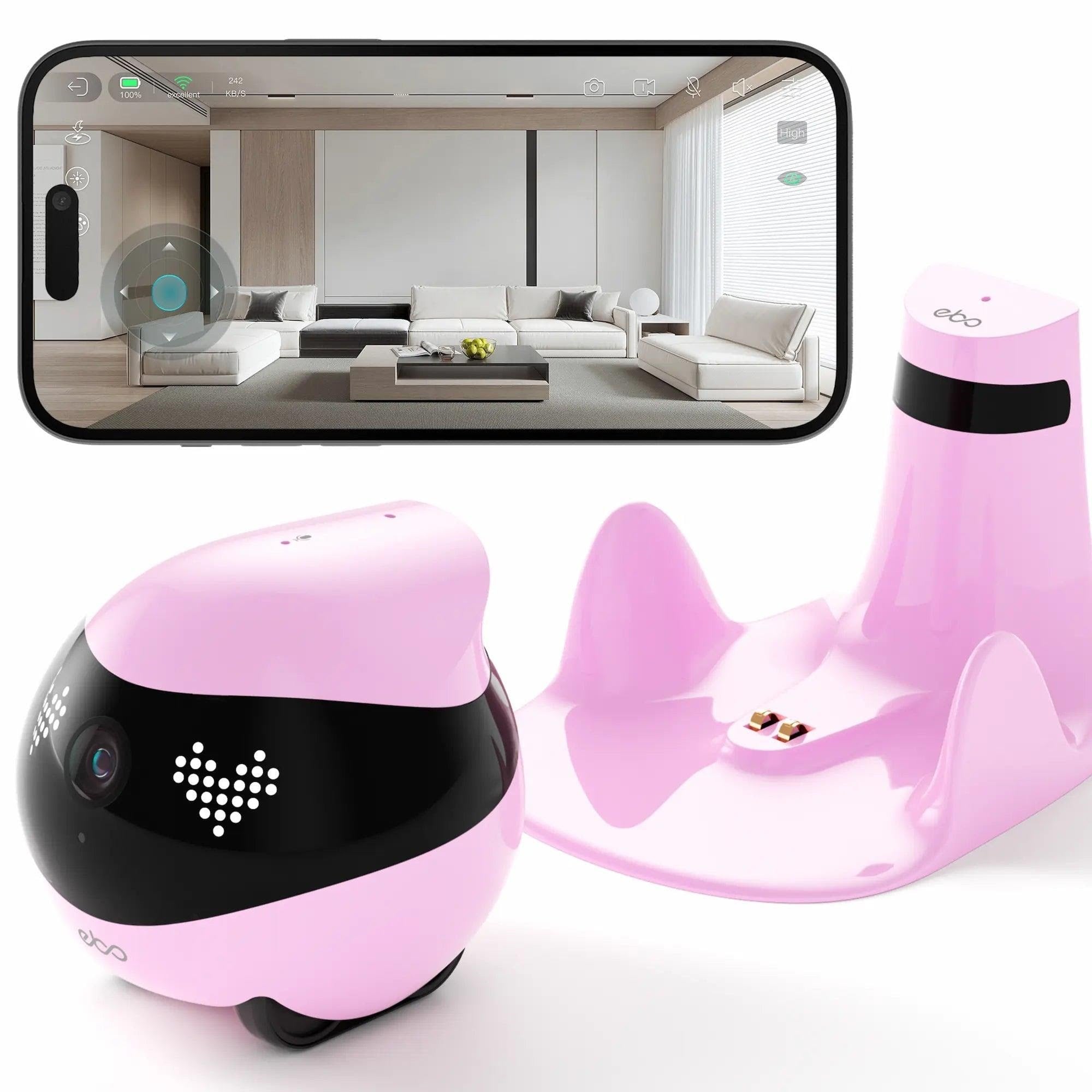 Enabot Ebo Air2, Pink - Hunde