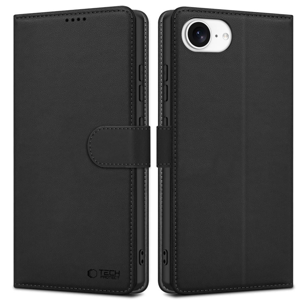 Tech-protect Wallet Case For Iphone 16e / 17e - Matt Black - Handys Cover Cases 5906302360307