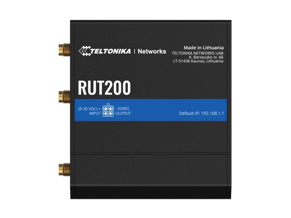 Teltonika Rut200 Industrial Cellular Router (Rut200040000 / Standard Package With EU Psu) - Wireless Router N Standard - 802.11n - Wlan Router