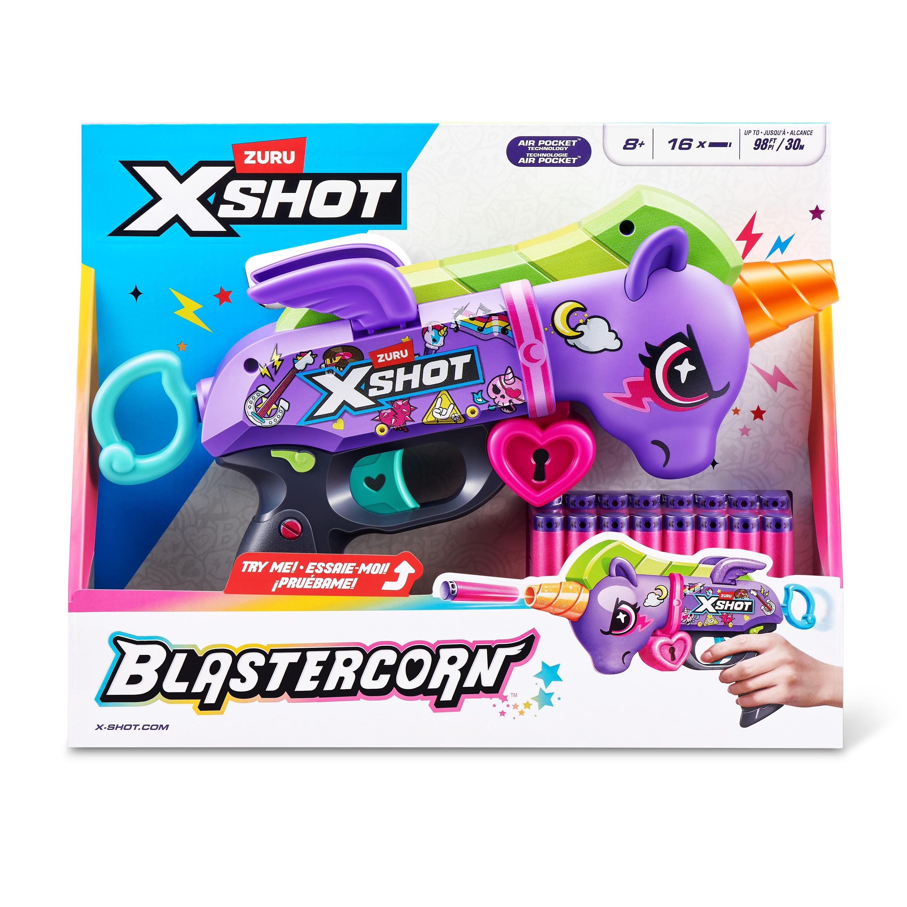 X-shot Blastercorn Dark Unicorn (16 Darts) - Spielzeugwaffen