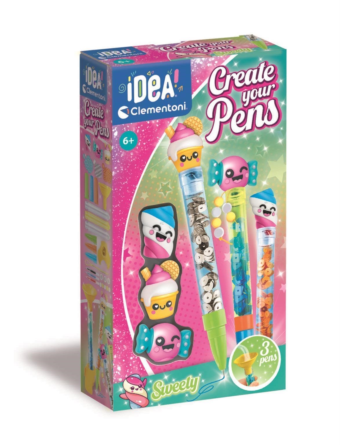 Clementoni Gestalte Deine Stifte Sweety (3er-pack) - Kreativ Spiele