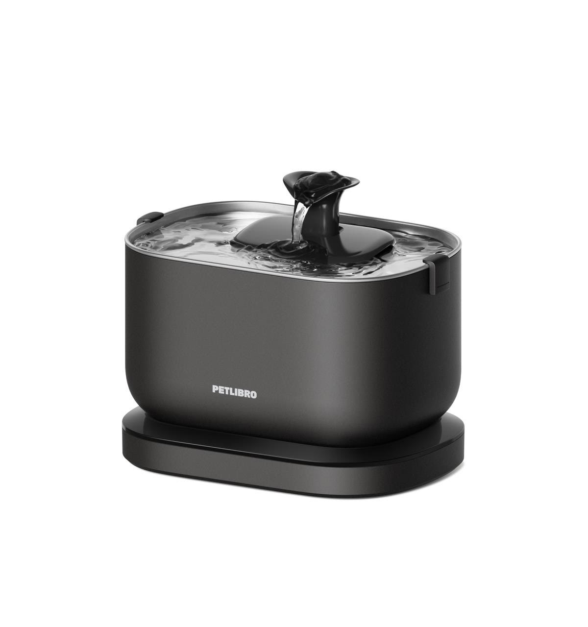 Petlibro Dockstream Battery-operated Waterfountain Black - Katzen Pl-wf115-91b