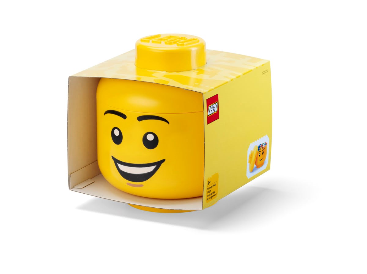 Lego Storage Head (Large) - Happy Boy - Speicherzubehoer 40320820