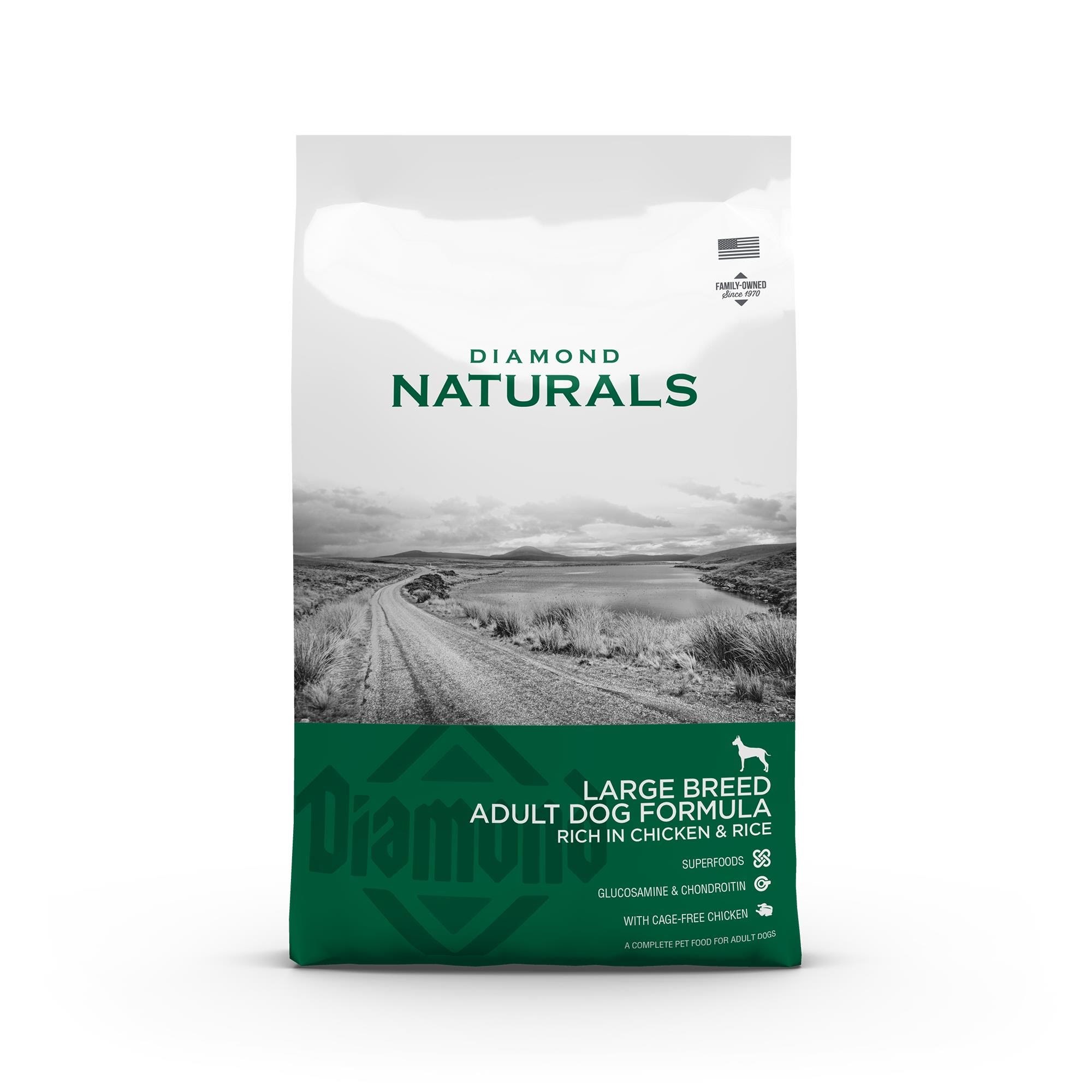 Diamond Naturals Large Breed Adult Chicken & Rice 15kg - Hunde