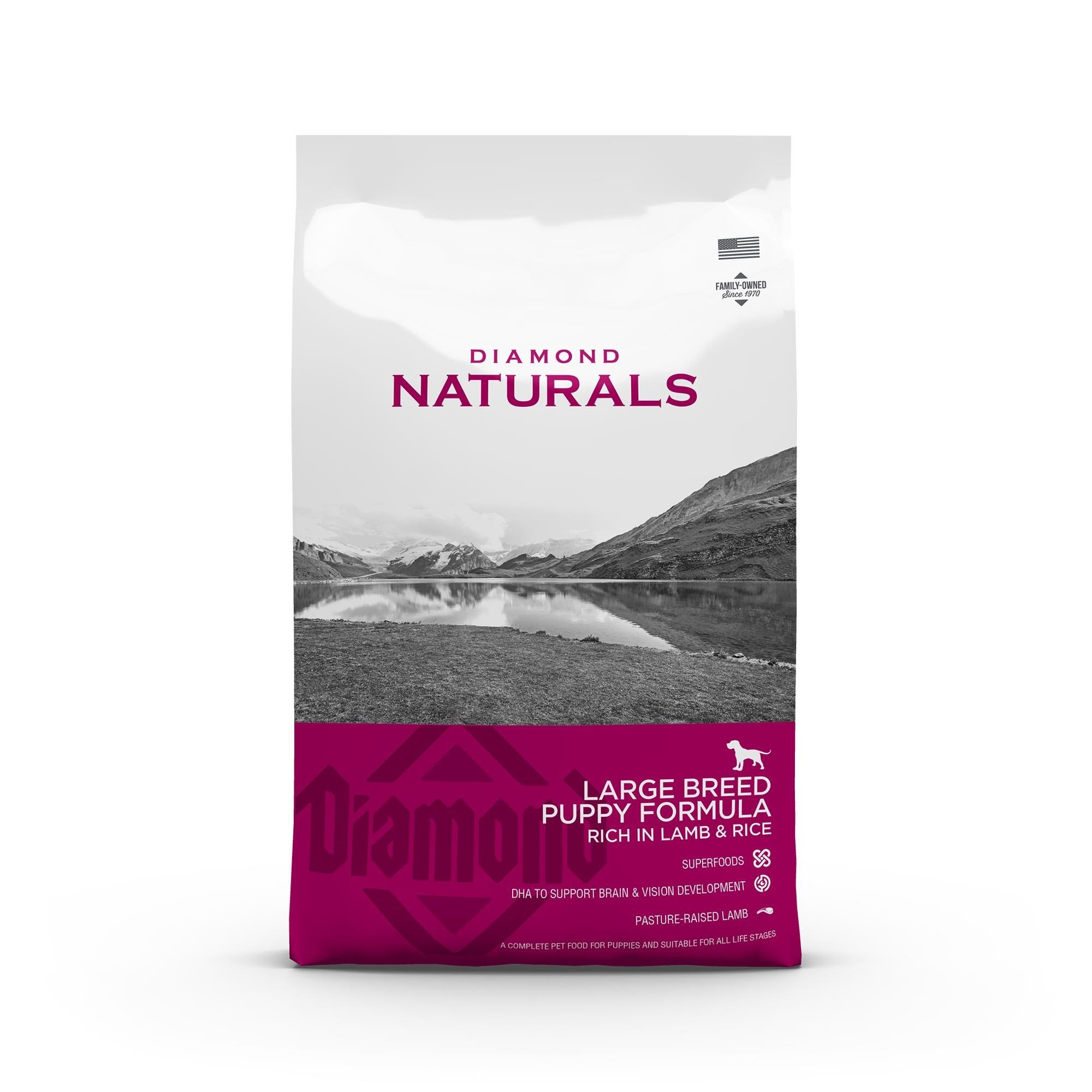 Diamond Naturals Large Breed Puppy Lamb & Rice 15kg - Hunde 170102