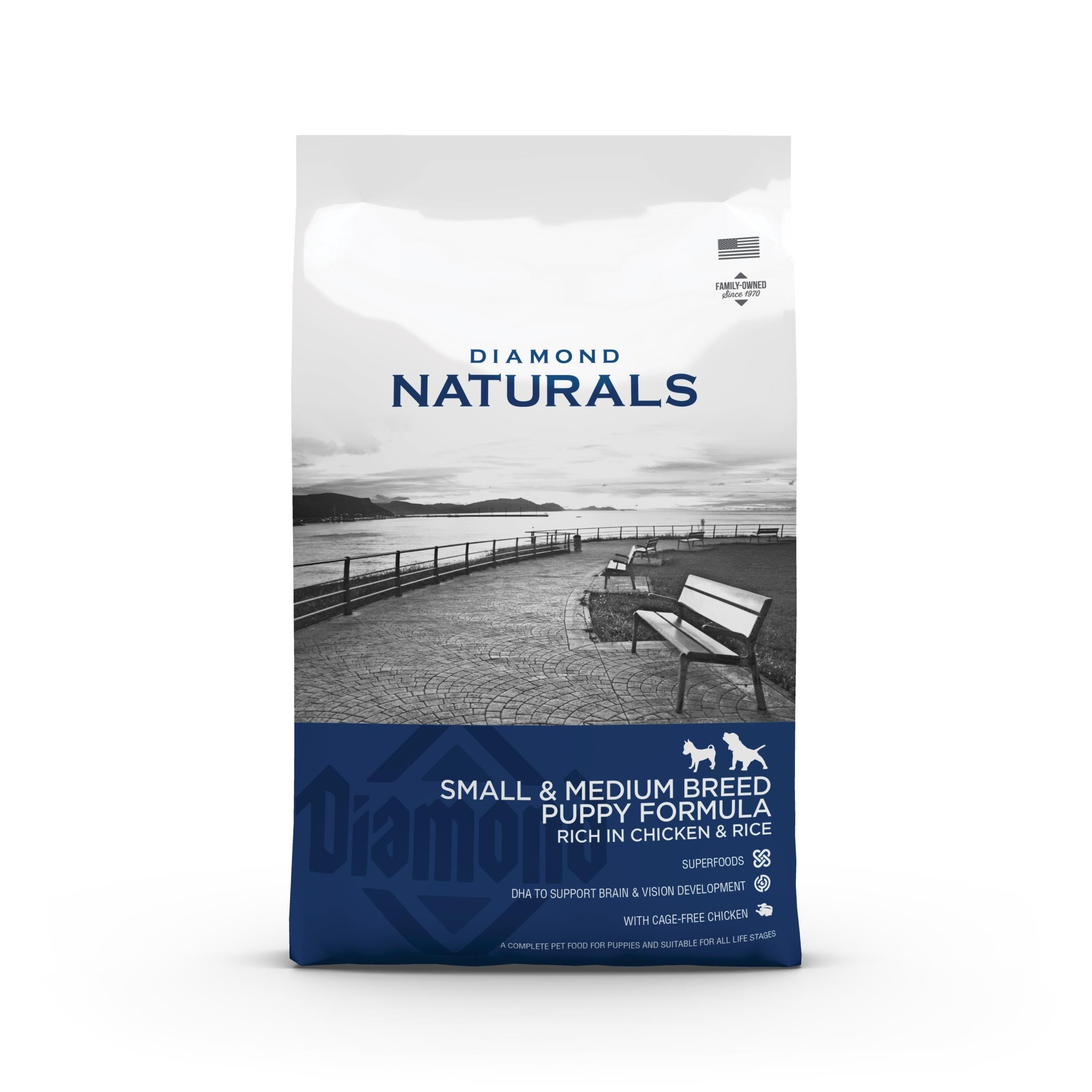 Diamond Naturals Small & Medium Puppy Chicken & Rice 15kg - Hunde
