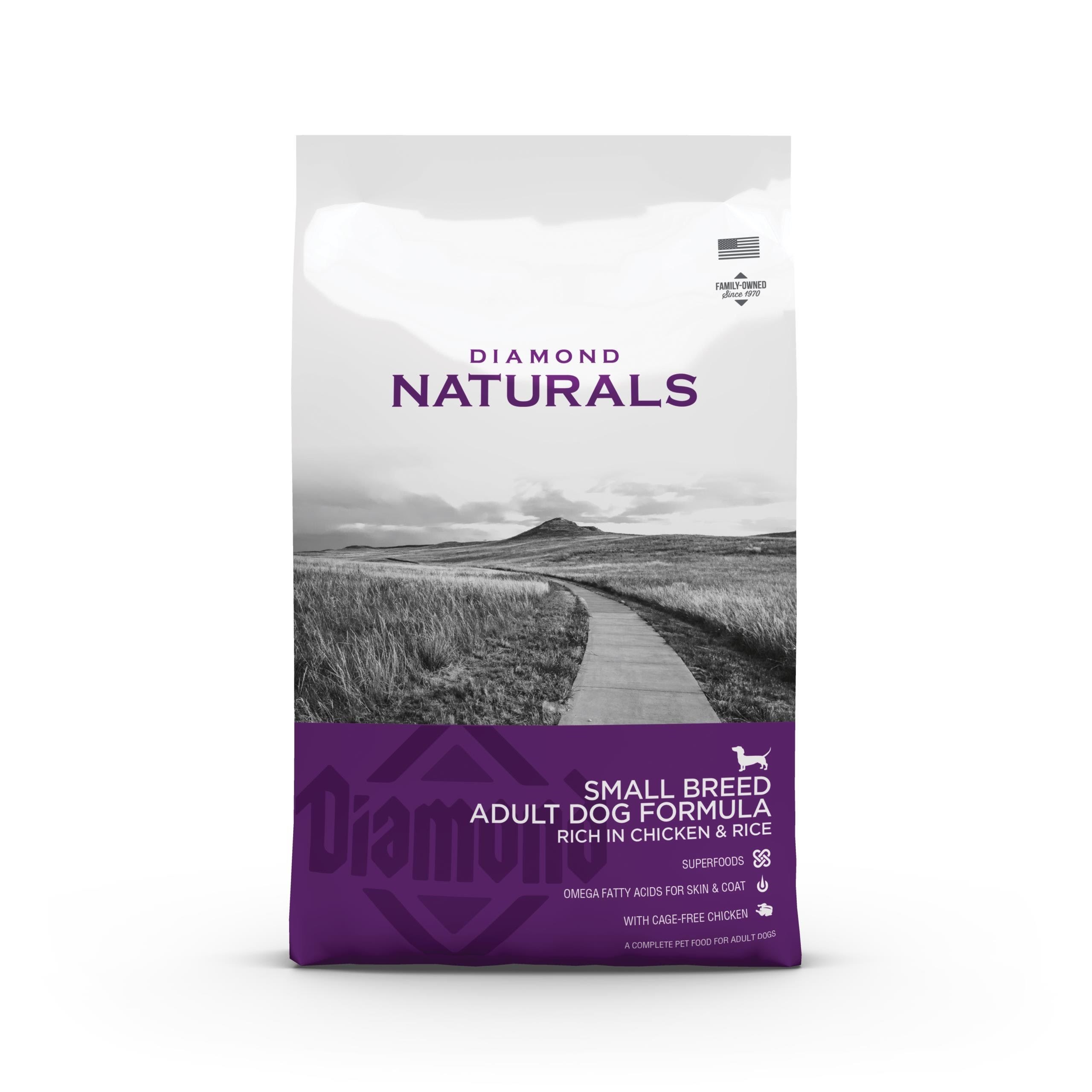 Diamond Naturals Small Breed Adult Dog Chicken & Rice 2kg - Hunde