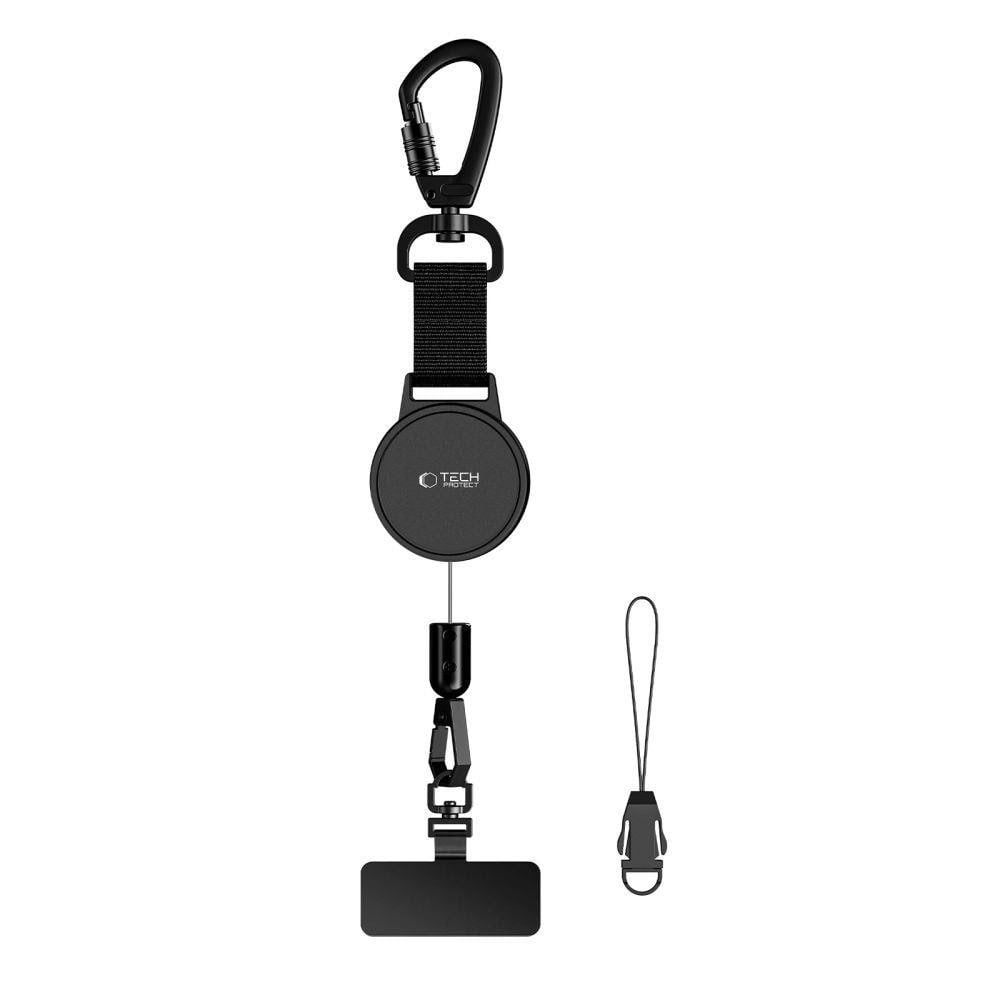 Tech-protect Urbanloop Anti-theft Holder With Retractable Phone Cord - Black - Handys Anderes Zubehoer