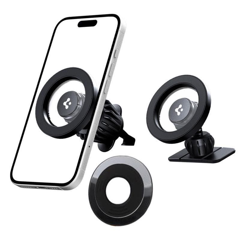 Spigen Mft13 Magsafe Car Holder For Cockpit or Air Vent - Black - Handys Anderes Zubehoer Acp08315