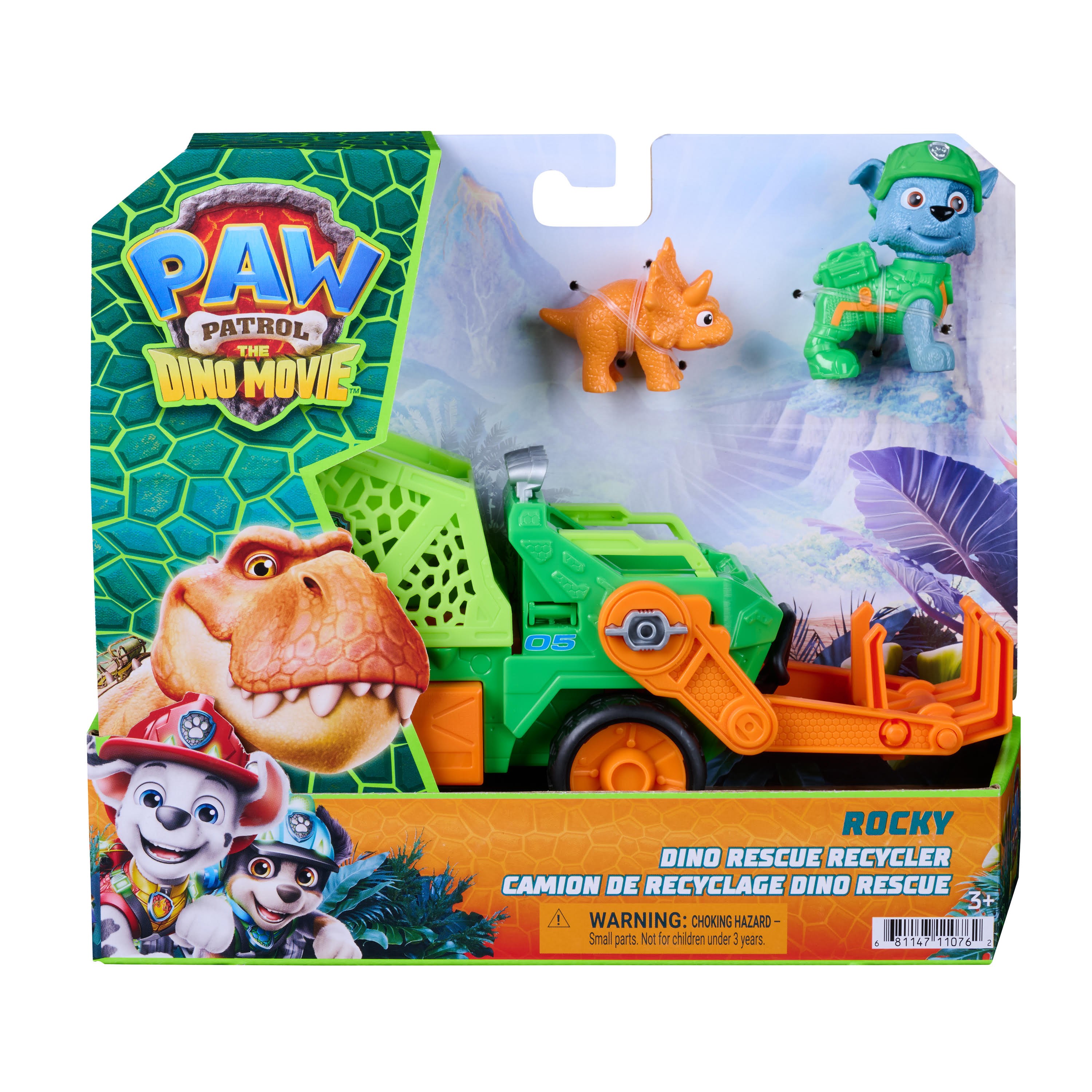 Paw Patrol The Dino Movie Dino Theme Vehicle Rocky - Spielzeugauto 97236 / 6075772