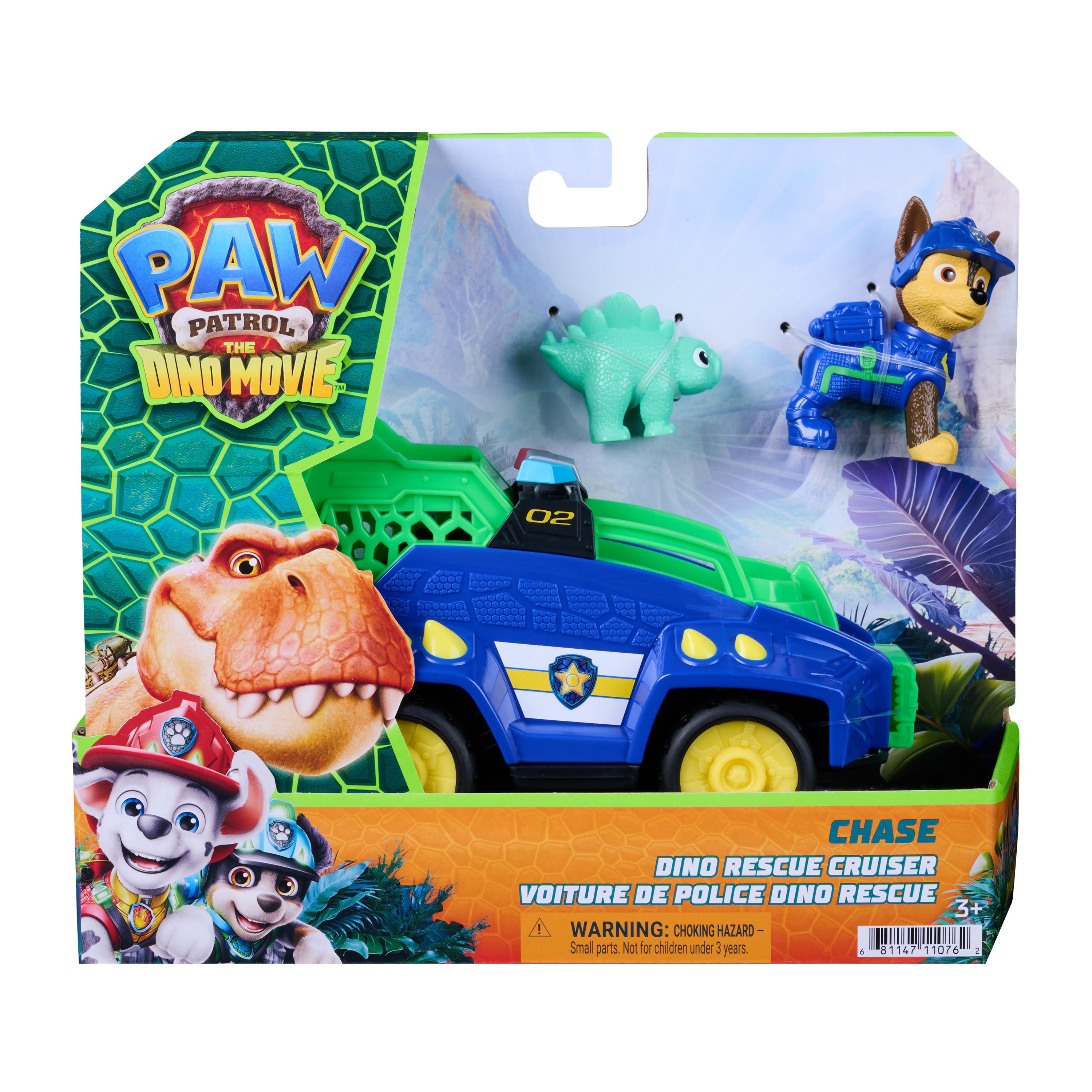 Paw Patrol The Dino Movie Dino Theme Vehicle Chase - Spielzeugauto 97236 / 6075756