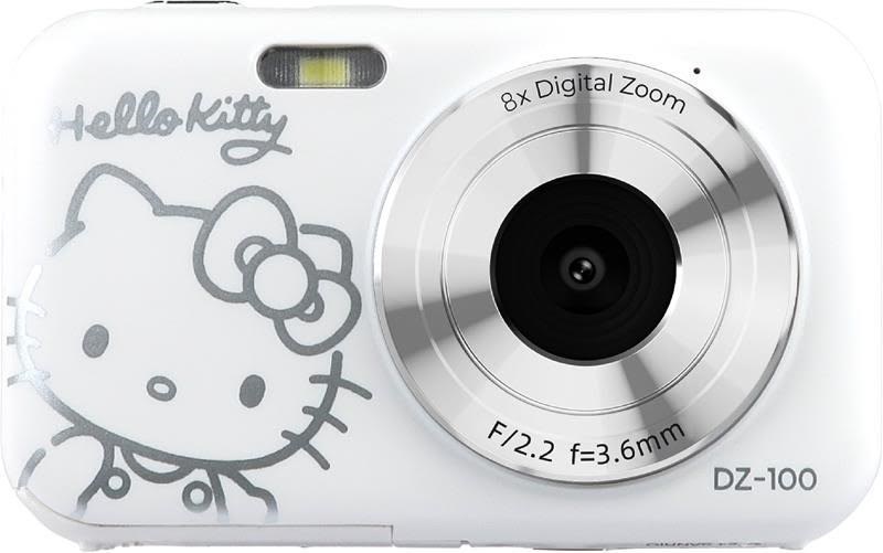 Yashica x Hello Kitty Digital Camera Dz-100 - White - Digital Kameras