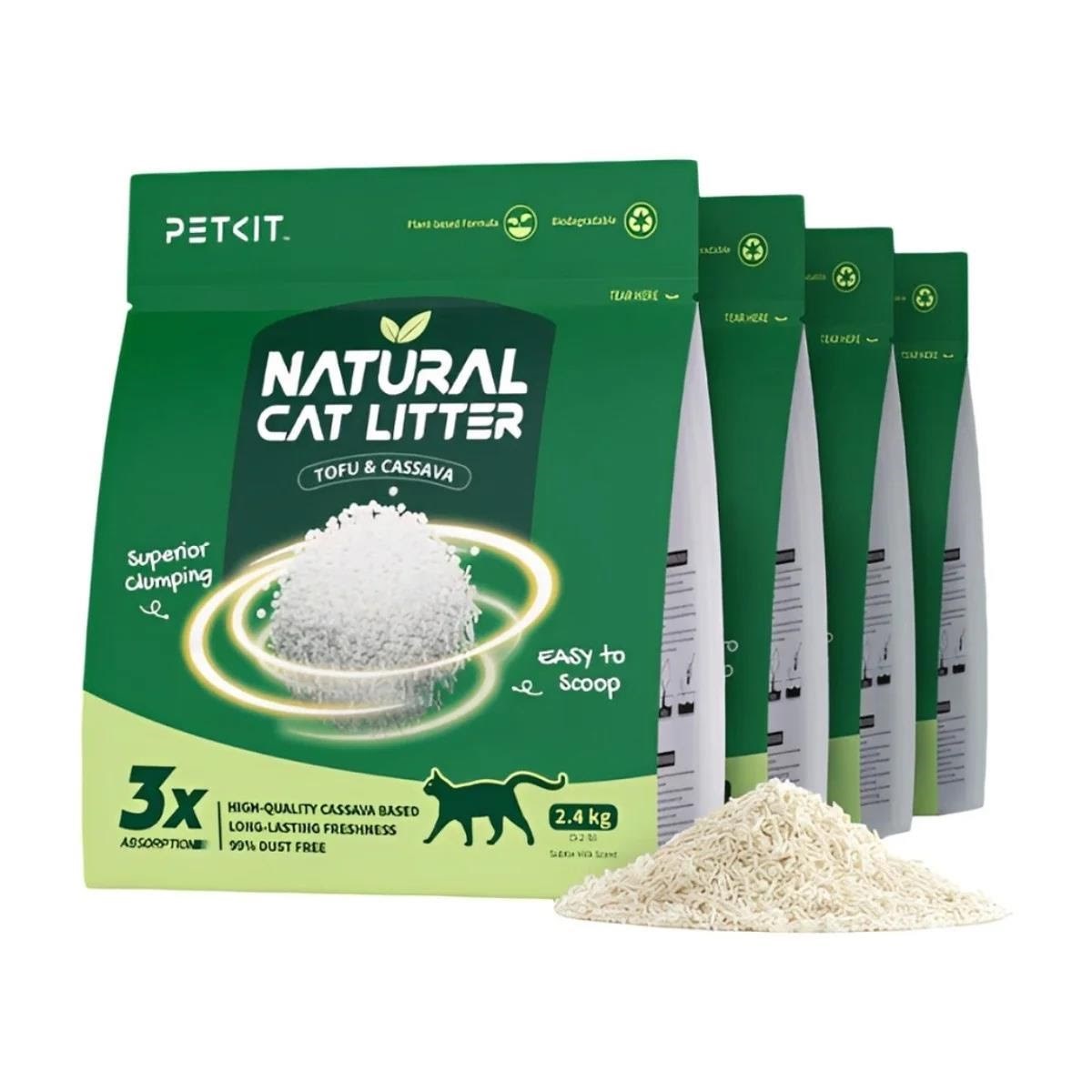 Petkit Natural Cat Litter - 4bags - Katzen