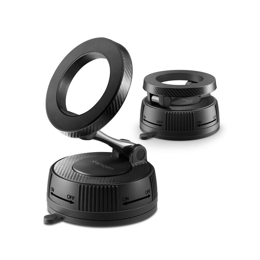 Spigen Mft36 Magsafe Car Holder For Dashboard/windshield - Black - Handys Anderes Zubehoer Acp11172
