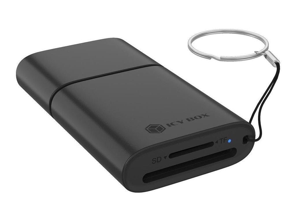 Icy Box Ib-cr204-cu3 - Card Reader - Usb 3.2 Gen 1 / Usb-c / Usb-a - Speicherkarten Lesegeraetadapter