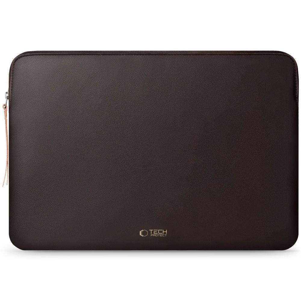 Tech-protect Fleece Laptop Bag 13-14" - Brown - Taschen Braun 5906302362837
