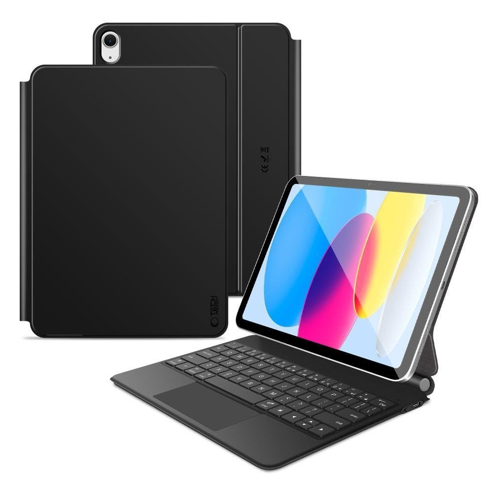 Tech-protect Smartcase Magnetic Keyboard Case For Ipad 10.9" 2022 / Ipad 11" 2025 - Black (US International) - Tablets Cover Case 5906302363445