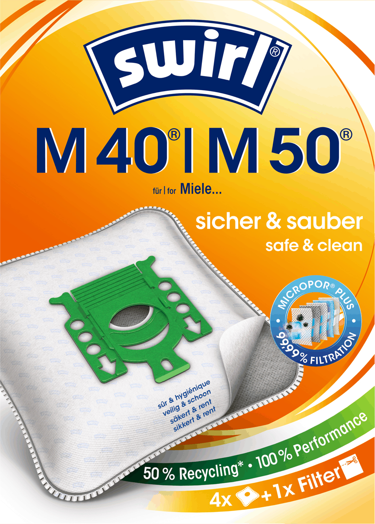 Swirl Model M40/m50 Ecopor - Staubsauger Zubehoer