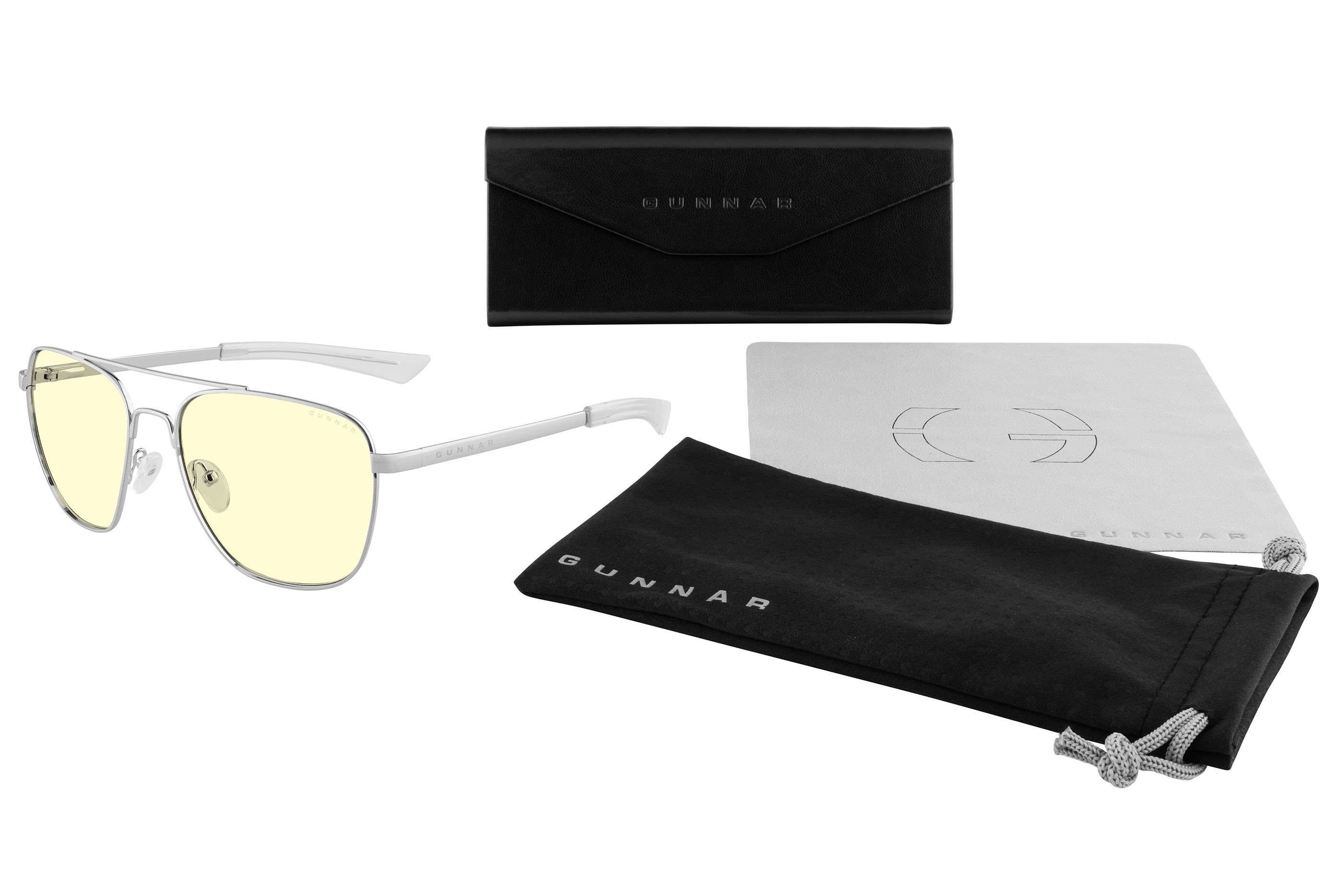 Gunnar Mustang - Chrome - Amber - Gaming Brille